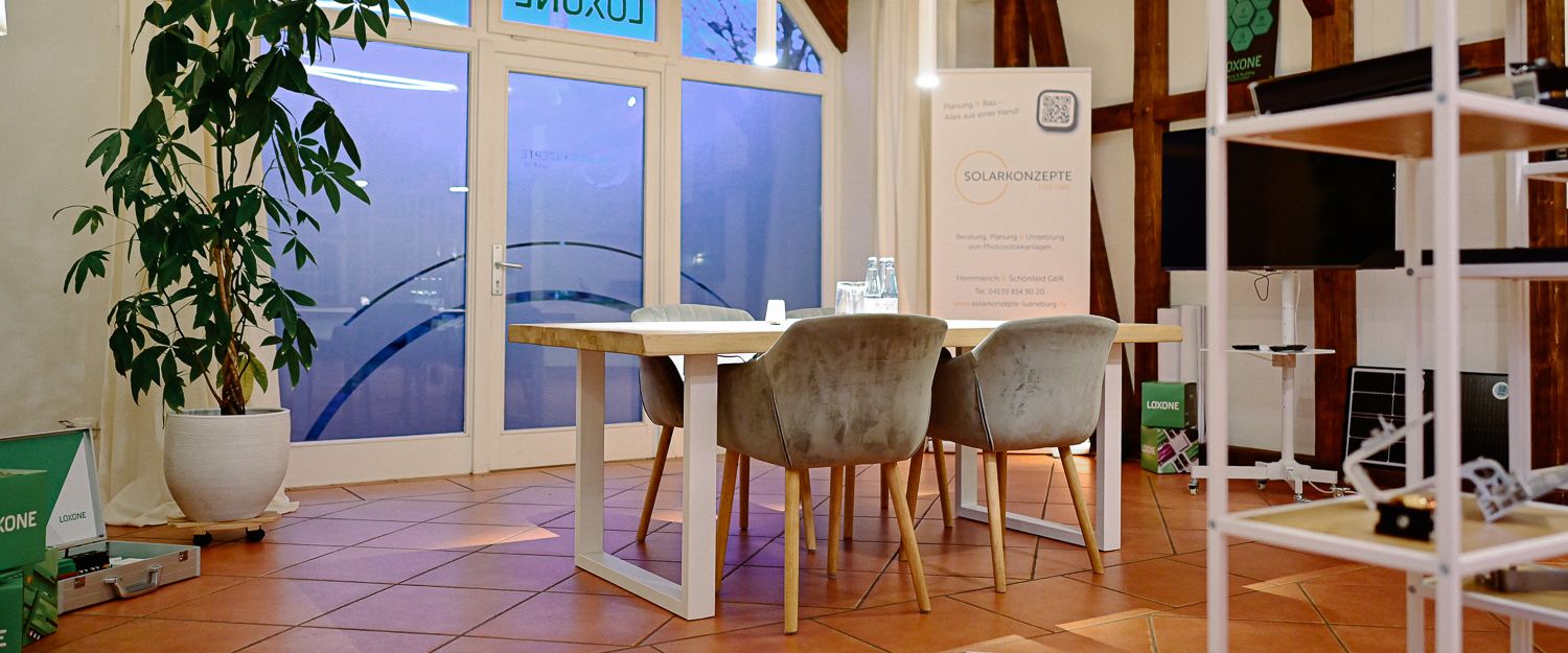 Showroom von Solarkonzepte Lüneburg in Neetze